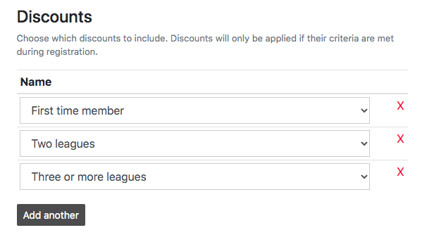 Assigning Discounts